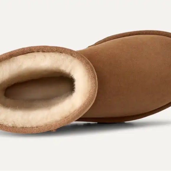 NIB UGG Women’s Classic Short II - Chestnut - Picture 6 of 13